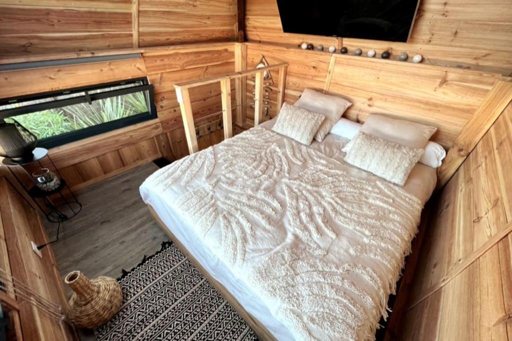 Chalet Et Jaccuzy Sur La Plage Biscarrosse Exterior photo